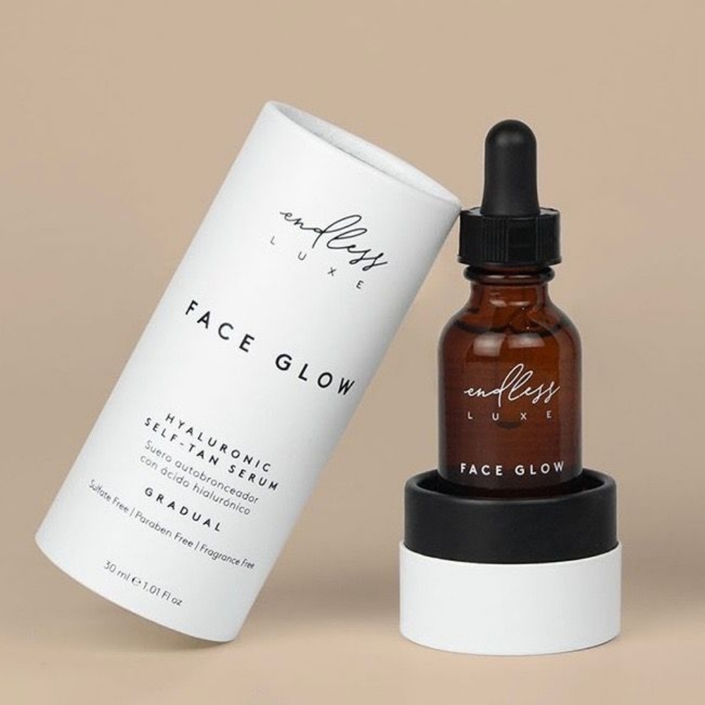 SIX PACK Endless luxe face glow hyaluronic self tan serum